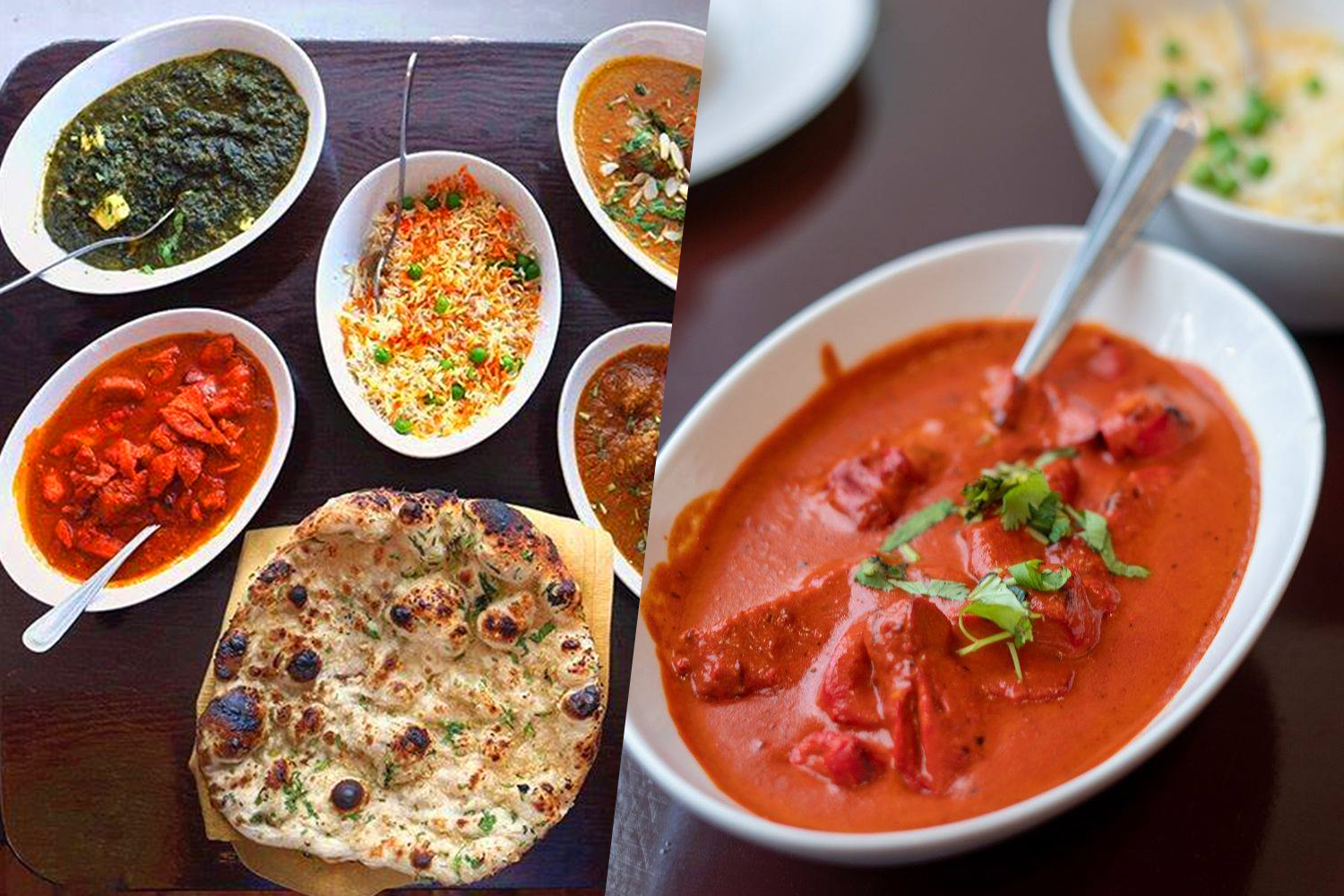 Dine in menu for Benares Indian Restaurant